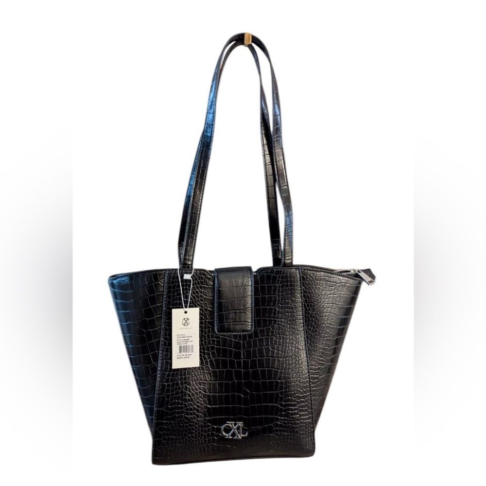 CXL GALETTE WAVE TOTE BY CHRISTIAN LACROIX IN BLACK